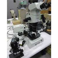 マニプレーター付き実体顕微鏡，OLYMPUS SZX12